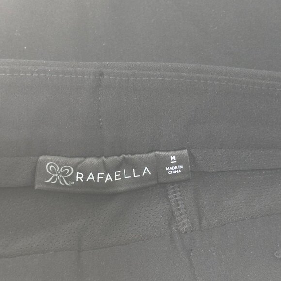 Rafaella Womens Black A Line Short Skort Size M Viscose Blend - Picture 3 of 8